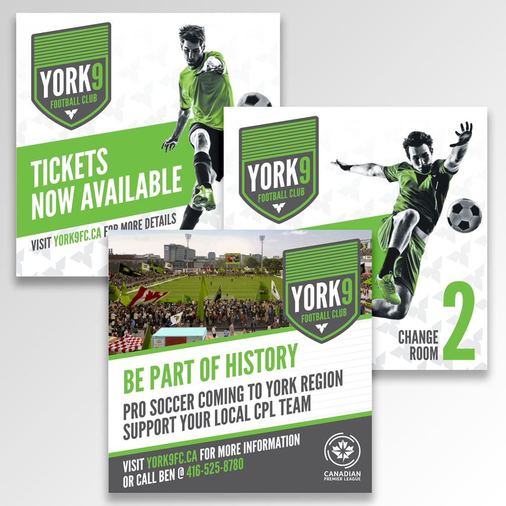 York9 Football Club Signage