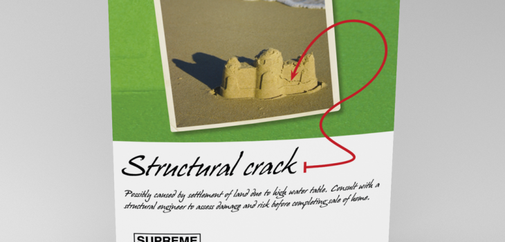 Supreme Home Inspection Brochure - Structural Crack