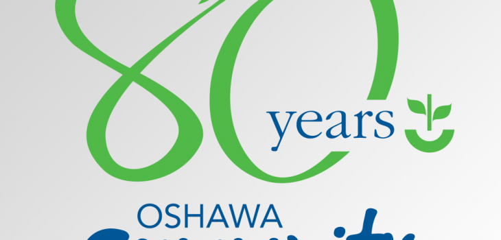 Oshawa Community Credit Union 80th Anniversary Logo