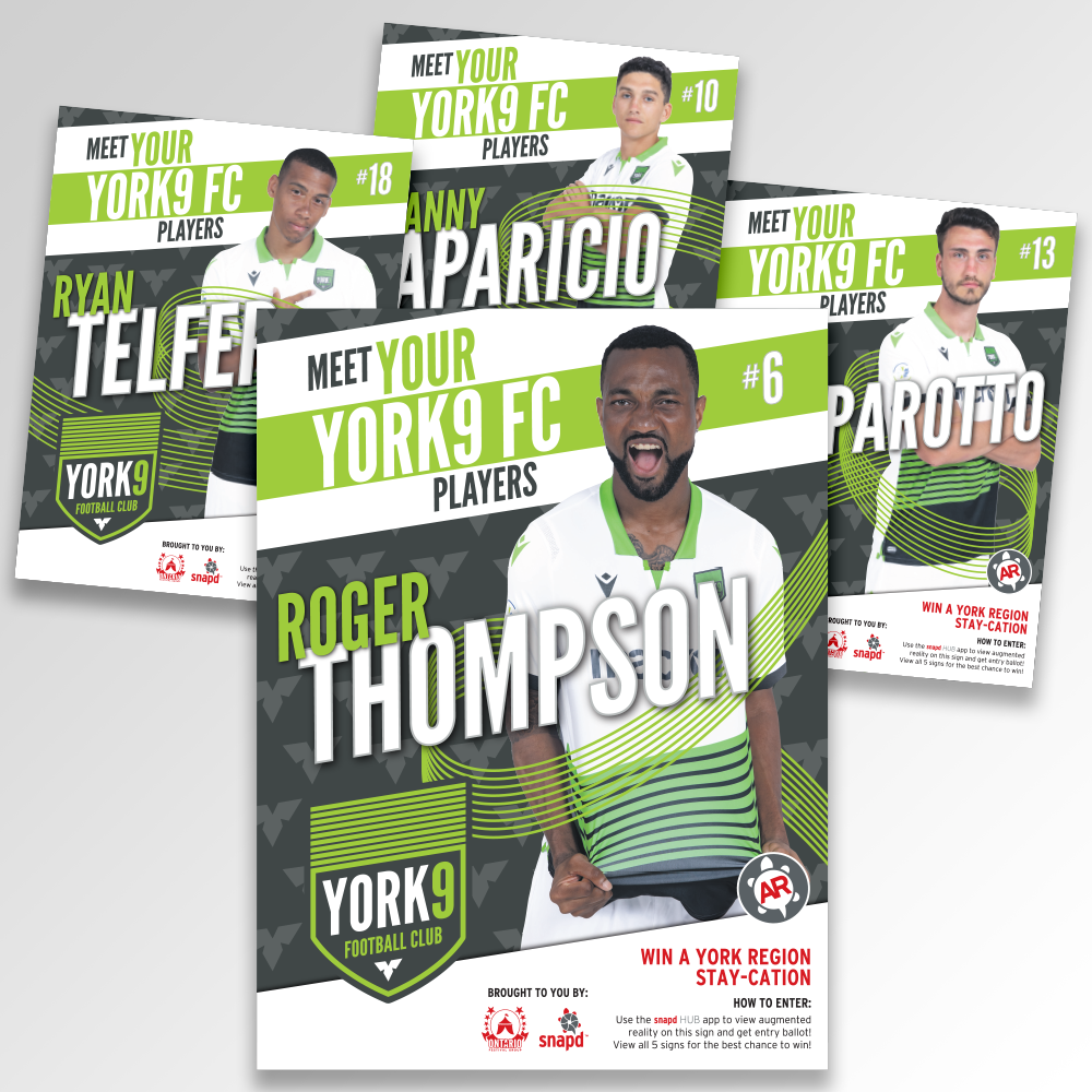 York9 Football Club Contest posters